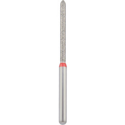 Бор алмазный 879L-012F-FG (1шт) форма торпеда длинная, мелкое зерно, NTI