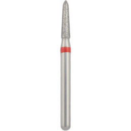 Бор алмазный 877K-014F-FG (1шт) форма торпеда коническая, мелкое зерно, NTI