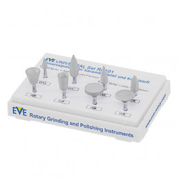 UNIVERSAL RA101 Набор (8 шт) Силикон-карбидный полир универсальный. EVE