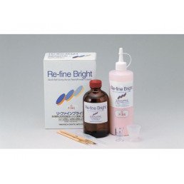 Ре-Файн Брайт набор А2 (250 г+ 260 мл) Пластмасса для временных коронок и мостов самотверд., Yamahachi (Re-fine Bright) 