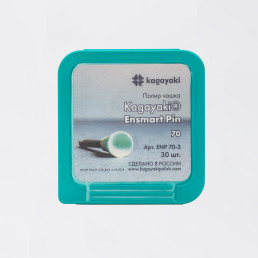 Энсмарт Пин (30 шт), силиконовые полиры, средний, чашка, пин полимер, Кагаяки (Kagayaki Ensmart pin)