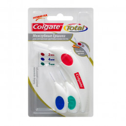 Ершики межзубные Colgate, набор (0,2,4,5 мм) Колгейт-Палмолив