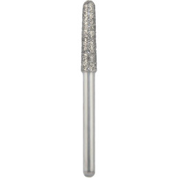 Бор алмазный 856L-020M-FG (1шт) форма конус круглый длинный, среднее зерно, NTI