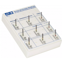 Набор для препарирования уступа доктора Доменико Массирони (9 боров+подставка) Komet Dental 