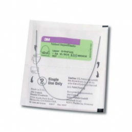 Дуга нитиноловая СмартКлип суперэластик 014x025 (1 шт) 3M (SmartClip Nitinol Super Elastic Archwire OFIII Dimpled U)