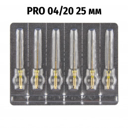 Файл SC PRO машинный 25мм 04/20 (6шт.) с памятью формы SOCO (СОХО)