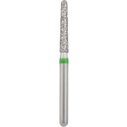Бор алмазный 856L-016C-FG (1шт) форма конус круглый длинный, крупное зерно, NTI