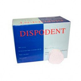 Ватные валики №2 стандартные (38х10мм) (уп 2000шт) Dispodent