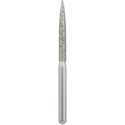 Бор алмазный 864-014M-FG (1шт) форма пламевидный, среднее зерно, NTI