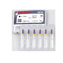 К-файл 25 мм №10 (6шт уп) Pro-Endo VDW (V200 606 025 010)
