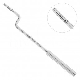 40-36 Остеотом изогнутый bajonett, 3,5 мм, выпуклый кончик, 6-8-10-12-14-16 мм