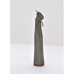 Наконечник угловой HELICA с 45-градусной головкой, 1:4.2 повышающий, кнопочный, фиброоптика, 4-точечный спрей, 6-канальный