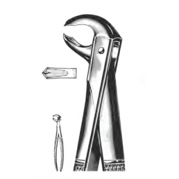 Щипцы для удаления зубов №73 нижние, моляры, AGILE