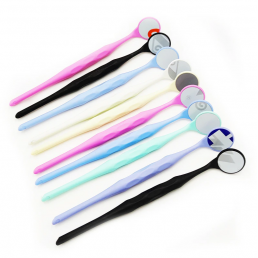 Зеркало стомат. двустороннее НЕ увелич., пластик (10шт/уп) 