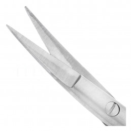 40-48B Ножницы микрохирургические изогнутые КВ, 170 мм, карбид- вольфрамовые вставки