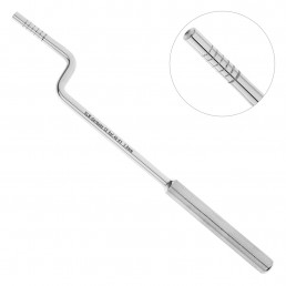 40-83 Остеотом изогнутый bajonett, 3,8 мм, вогнутый кончик, 6-8-10-12-14-16 мм