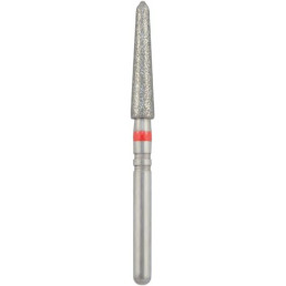 Бор алмазный 878KSE-021F-FG (1шт) форма торпеда коническая, мелкое зерно, NTI