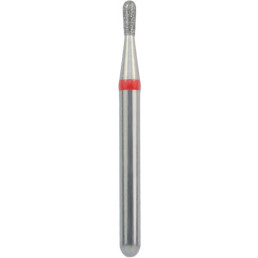 Бор алмазный 830-010F-FG (1шт) форма грушевидный, мелкое зерно, NTI