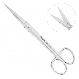19-17 Ножницы хирургические, острый, 145 мм