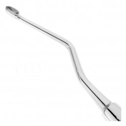 25-14 Ложка кюретажная Hemingway, овальная, 2,0 мм, изогнутая