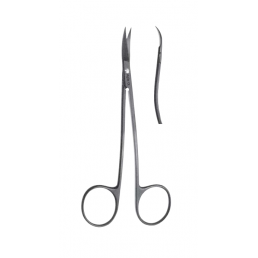 07-181 PRO Ножницы хирургические двойной изгиб LaGrange, 115мм (1шт) AGILE