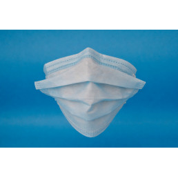 Маски одноразовые Новимед ПРО на резинках 3-слойные голубые (50 шт.), NOVIMED PRO (коробка)