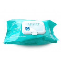 Салфетки дезинфицирующие Аксиат (Блок) (120 шт) Вита Пул (AKSIAT)