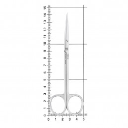 AC 651/14 Ножницы хирургические изогнутые Sullivan, 14,5 см, зубчатые, NOPA