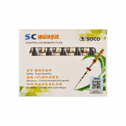 Файл SC машинный 25мм 04/25 (6шт) с памятью формы SOCO (СОХО)