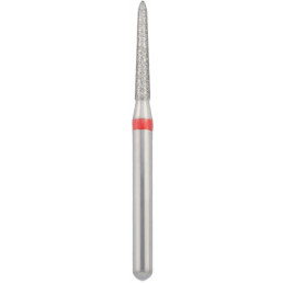 Бор алмазный 878K-014F-FG (1шт) форма торпеда коническая, мелкое зерно, NTI