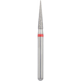 Бор алмазный 858-016F-FG (1шт) форма конус, остроконечный, мелкое зерно, NTI
