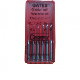 Гейцы  28 мм ассорти №1-6 (6 шт/уп) Dentsply (Gates Glidden)