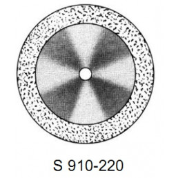 DISC S 910/220       (0,17 mm) двухст.край