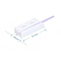 Палитра стоматологическая, 2 слота (10 шт/уп) (палетка)