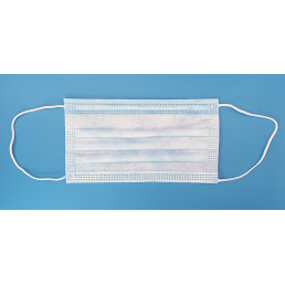 Маски одноразовые Новимед НОРМАЛ на резинках 3-слойные голубые (50 шт.), NOVIMED NORMAL (коробка)