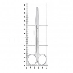 19-16 ножницы хирургические, острый/тупой, 145 мм