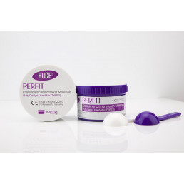 Перфит Патти Тип 0 (2*400 гр) А-силиконовый слепочный материал, Хьюдж (Huge Dental PERFIT Putty)