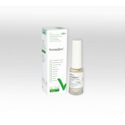 Колордент Золотые искры (6 мл) Лак реминерализирующий декоративный, ВладМиВа 