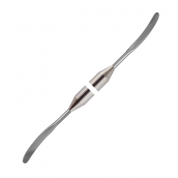 06-08 Шпатель двусторонний дуговой разноширокий 4,5/5,0 Экрадент