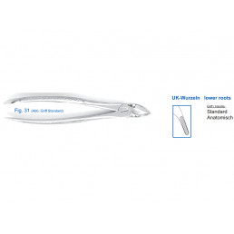 11-31 Щипцы для удаления зубов нижние, корневые