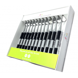 Зеркало №4 стомат. НЕ увелич., 22мм, пластик/резин. ЧЕРНОЕ (12шт/уп) ZIRC