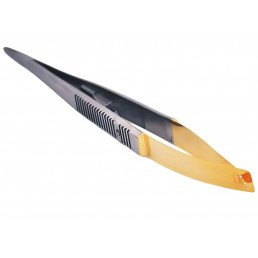 11-768 Иглодержатель микрохирургический прямой Castroviejo, 160 мм, карбид-вольфрамовые вставки (1шт) AGILE