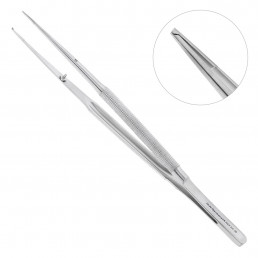 22-30 Пинцет микро хирургический прямой Gomel, 18,0 см
