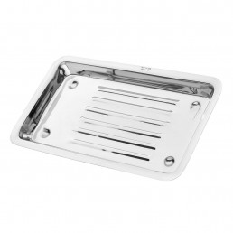 15-22B Лоток для хранения и стерилизации инструментов, 205х115 мм, рифленный