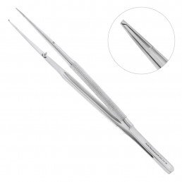22-30 Пинцет микро хирургический прямой Gomel, 18,0 см