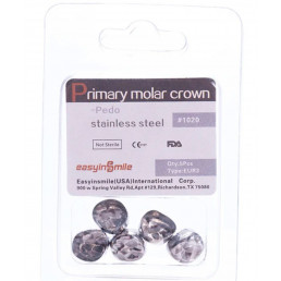 EUR3, Коронки из нержавеющей стали для временных зубов (5шт.), EASYINSMILE
