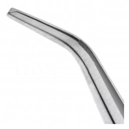 22-31 Пинцет микро хирургический изогнутый Gomel, 18,0 см