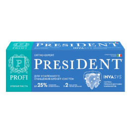 Зубная паста PRESIDENT®PROFI ORTHO-EXPERT (90 г) RDA 75