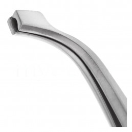 40-43B Пинцет для имплантации, титановый, с зажимом, 160 мм, HLW