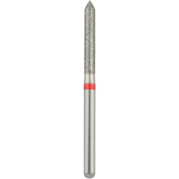 Бор алмазный 886-016F-FG (1шт) форма цилиндр острый, мелкое зерно, NTI